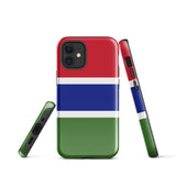 Gambia Gambian Flag iPhone Case 15 14 13 12 11 Pro Max Plus Mini Gift Travel Souvenir