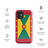 Grenada Grenadian Flag iPhone Case 15 14 13 12 11 Pro Max Plus Mini Gift Travel Souvenir