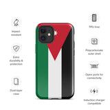 Funda para iPhone 15, 14, 13, 12, 11 Pro Max Plus Mini con bandera jordana, regalo de recuerdo de viaje