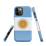 Argentina Argentinian Flag  iPhone 15 14 13 12 11 Pro Max Plus Mini Phone Case iPhone Tough Rugged Protective iPhone case
