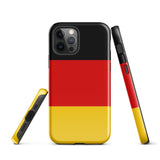 Deutschland Deutschland Flagge iPhone Hülle 15 14 13 12 11 Pro Max Plus Mini Geschenkideen Landkarte Skyline Geschenk für Sie Ihn Ideen Reise Souvenir