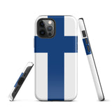 Finlandia Suomi Bandera finlandesa Funda para iPhone 15 14 13 12 11 Pro Max Plus Mini Ideas de regalo Mapa del país Regalo para ella Ideas para él Recuerdo de viaje