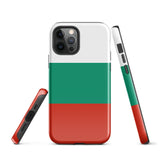 Bulgaria Bandera de Bulgaria Funda para iPhone 15 14 13 12 11 Pro Max Plus Mini Carcasa protectora rígida resistente y brillante de goma
