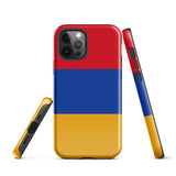 Funda para iPhone 15, 14, 13, 12, 11 Pro Max Plus Mini con bandera de Armenia, regalo de recuerdo de viaje
