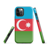 Azerbaijan Azerbaijani Flag iPhone Case 15 14 13 12 11 Pro Max Plus Mini Gift Travel Souvenir