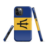 Funda para iPhone 15, 14, 13, 12, 11 Pro Max Plus Mini con bandera de Barbados, regalo de recuerdo de viaje