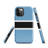 Funda para iPhone 15, 14, 13, 12, 11 Pro Max Plus Mini con bandera de Botsuana, regalo de recuerdo de viaje