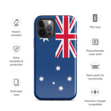 Australia Australian Flag iPhone Case 15 14 13 12 11 Pro Max Plus Mini Gift Travel Souvenir