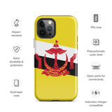 Funda para iPhone 15, 14, 13, 12, 11 Pro Max Plus Mini con bandera de Brunei, regalo de recuerdo de viaje