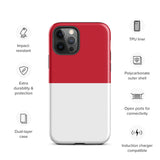 Monaco Monégasque Flag iPhone Case 15 14 13 12 11 Pro Max Plus Mini Gift Travel Souvenir