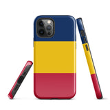 Funda para iPhone 15, 14, 13, 12, 11 Pro Max Plus Mini con bandera de Chad, regalo de recuerdo de viaje
