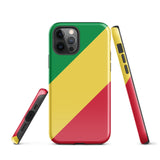 Funda para iPhone 15, 14, 13, 12, 11 Pro Max Plus Mini con bandera del Congo, regalo de recuerdo de viaje