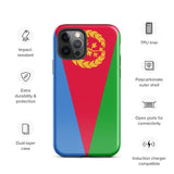 Funda para iPhone 15, 14, 13, 12, 11 Pro Max Plus Mini con bandera de Eritrea, regalo de recuerdo de viaje