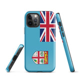 Fiji Flag iPhone Case 15 14 13 12 11 Pro Max Plus Mini Gift Travel Souvenir