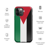 Funda para iPhone 15, 14, 13, 12, 11 Pro Max Plus Mini con bandera jordana, regalo de recuerdo de viaje