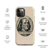 Funda para iPhone 15, 14, 13, 12, 11 Pro Max Plus Mini de Benjamin Franklin, regalo de viaje, recuerdo personalizado, nombre de ciudad