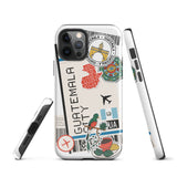 Guatemala Guatemalan Flag iPhone Case 15 14 13 12 11 Pro Max Plus Mini Travel Souvenir Tourist Beach Lover Food Patriot Gifts