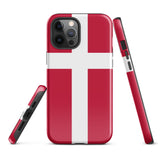 Denmark Danish Flag iPhone Case 15 14 13 12 11 Pro Max Plus Mini Gift Ideas Country Map Skyline Gift For Her Him Ideas Travel  Souvenir