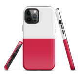 Polen Polska Polnische Flagge iPhone Hülle 15 14 13 12 11 Pro Max Plus Mini Geschenkideen Landkarte Geschenk für Sie Ihn Ideen Reise Souvenir