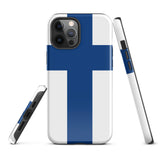 Finlandia Suomi Bandera finlandesa Funda para iPhone 15 14 13 12 11 Pro Max Plus Mini Ideas de regalo Mapa del país Regalo para ella Ideas para él Recuerdo de viaje