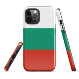 Bulgaria Bandera de Bulgaria Funda para iPhone 15 14 13 12 11 Pro Max Plus Mini Carcasa protectora rígida resistente y brillante de goma
