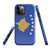Kosovo Kosovar Flagge iPhone Hülle 15 14 13 12 11 Pro Max Plus Mini Geschenkideen Landkarte Skyline Geschenk für Sie Ihn Ideen Reise Souvenir