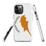 Funda para iPhone con la bandera de Chipre 15, 14, 13, 12 y 11 Pro Max Plus Mini Ideas para regalos Mapa del país Horizonte Regalo para ella Ideas para él Recuerdo de viaje