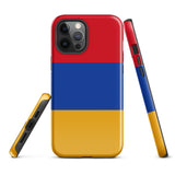 Funda para iPhone 15, 14, 13, 12, 11 Pro Max Plus Mini con bandera de Armenia, regalo de recuerdo de viaje