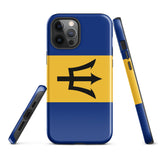 Funda para iPhone 15, 14, 13, 12, 11 Pro Max Plus Mini con bandera de Barbados, regalo de recuerdo de viaje