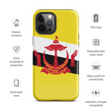 Funda para iPhone 15, 14, 13, 12, 11 Pro Max Plus Mini con bandera de Brunei, regalo de recuerdo de viaje