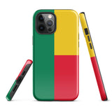 Funda para iPhone 15, 14, 13, 12, 11 Pro Max Plus Mini con bandera de Benín, regalo de recuerdo de viaje