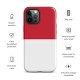 Monaco Monégasque Flag iPhone Case 15 14 13 12 11 Pro Max Plus Mini Gift Travel Souvenir