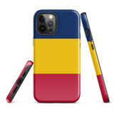 Funda para iPhone 15, 14, 13, 12, 11 Pro Max Plus Mini con bandera de Chad, regalo de recuerdo de viaje