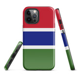 Gambia Gambian Flag iPhone Case 15 14 13 12 11 Pro Max Plus Mini Gift Travel Souvenir