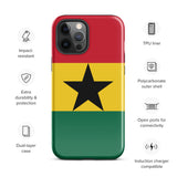 Ghana Ghanaian Flag iPhone Case 15 14 13 12 11 Pro Max Plus Mini Gift Travel Souvenir