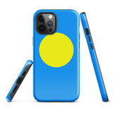 Palau Palauan Flag iPhone Case 15 14 13 12 11 Pro Max Plus Mini Gift Travel Souvenir
