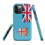 Fiji Flag iPhone Case 15 14 13 12 11 Pro Max Plus Mini Gift Travel Souvenir