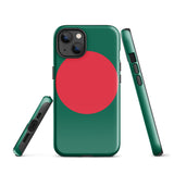 Bangladesch Bengal Flagge iPhone Hülle 15 14 13 12 11 Pro Max Plus Mini Geschenkideen Landkarte Skyline Geschenk für Sie Ihn Ideen Reise Souvenir