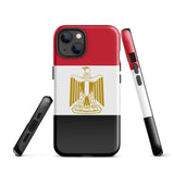 Funda para iPhone con la bandera de Egipto 15, 14, 13, 12 y 11 Pro Max Plus Mini Ideas para regalos Mapa del país Horizonte Regalo para ella Ideas para él Recuerdo de viaje