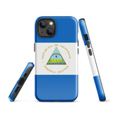 Nicaragua Nicaraguan Flag iPhone Case 15 14 13 12 11 Pro Max Plus Mini Gift Ideas Country Map  Gift For Her Him Ideas Travel  Souvenir