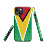 Guyana Guyanese Flag iPhone Case 15 14 13 12 11 Pro Max Plus Mini Gift Ideas Country Map Skyline Gift For Her Him Ideas Travel  Souvenir
