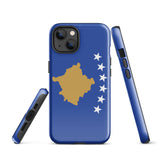 Kosovo Kosovar Flagge iPhone Hülle 15 14 13 12 11 Pro Max Plus Mini Geschenkideen Landkarte Skyline Geschenk für Sie Ihn Ideen Reise Souvenir