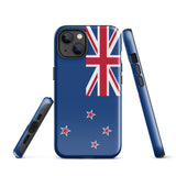 Neuseeland Flagge iPhone Fall 15 14 13 12 11 Pro Max Plus Mini Geschenk Reise Souvenir