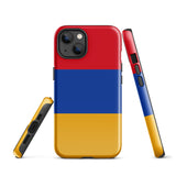 Funda para iPhone 15, 14, 13, 12, 11 Pro Max Plus Mini con bandera de Armenia, regalo de recuerdo de viaje