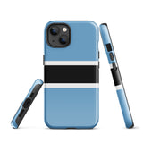 Funda para iPhone 15, 14, 13, 12, 11 Pro Max Plus Mini con bandera de Botsuana, regalo de recuerdo de viaje