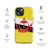 Funda para iPhone 15, 14, 13, 12, 11 Pro Max Plus Mini con bandera de Brunei, regalo de recuerdo de viaje