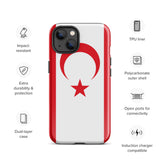 Funda para iPhone 15, 14, 13, 12, 11 Pro Max Plus Mini con la bandera de Chipre del Norte, regalo de recuerdo de viaje