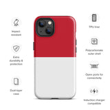 Monaco Monégasque Flag iPhone Case 15 14 13 12 11 Pro Max Plus Mini Gift Travel Souvenir