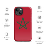 Morocco Moroccan Flag iPhone Case 15 14 13 12 11 Pro Max Plus Mini Gift Travel Souvenir