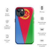 Funda para iPhone 15, 14, 13, 12, 11 Pro Max Plus Mini con bandera de Eritrea, regalo de recuerdo de viaje